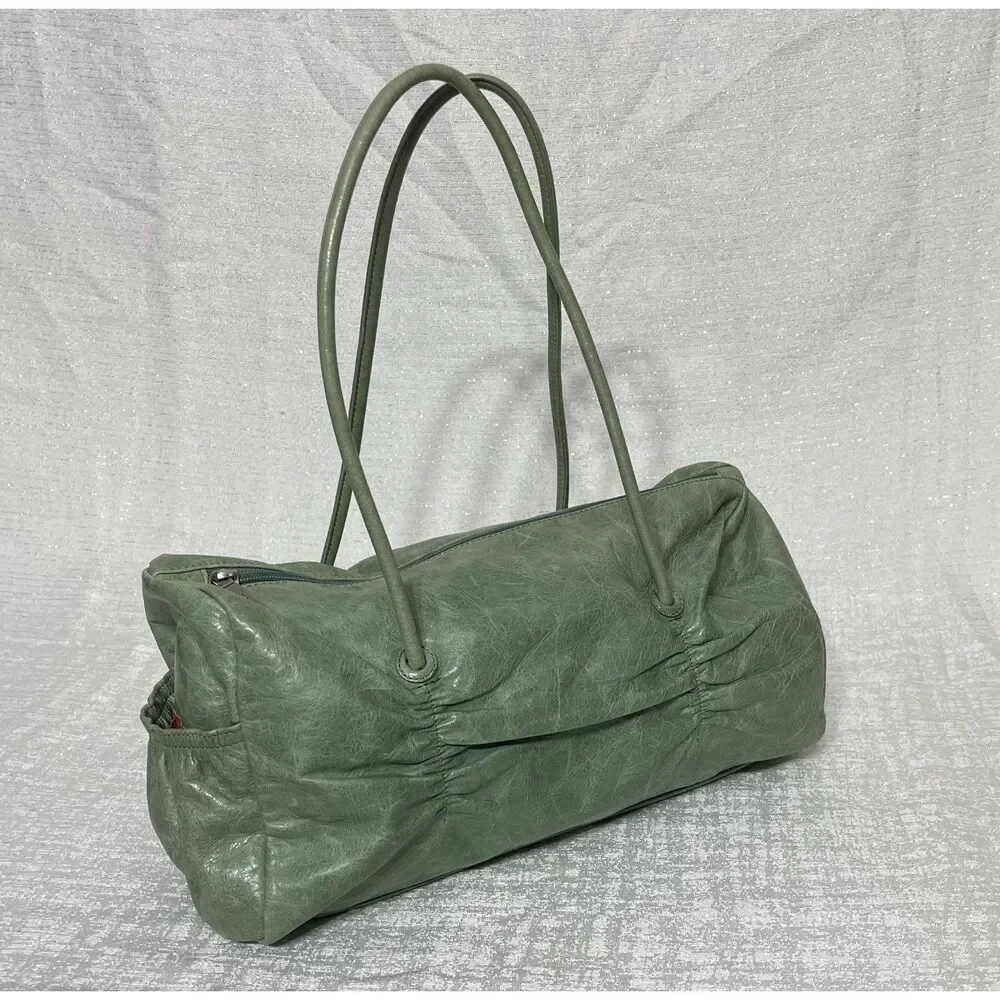 HOBO International - Olive Green Leather Shoulder Bag - Picture 3 of 6